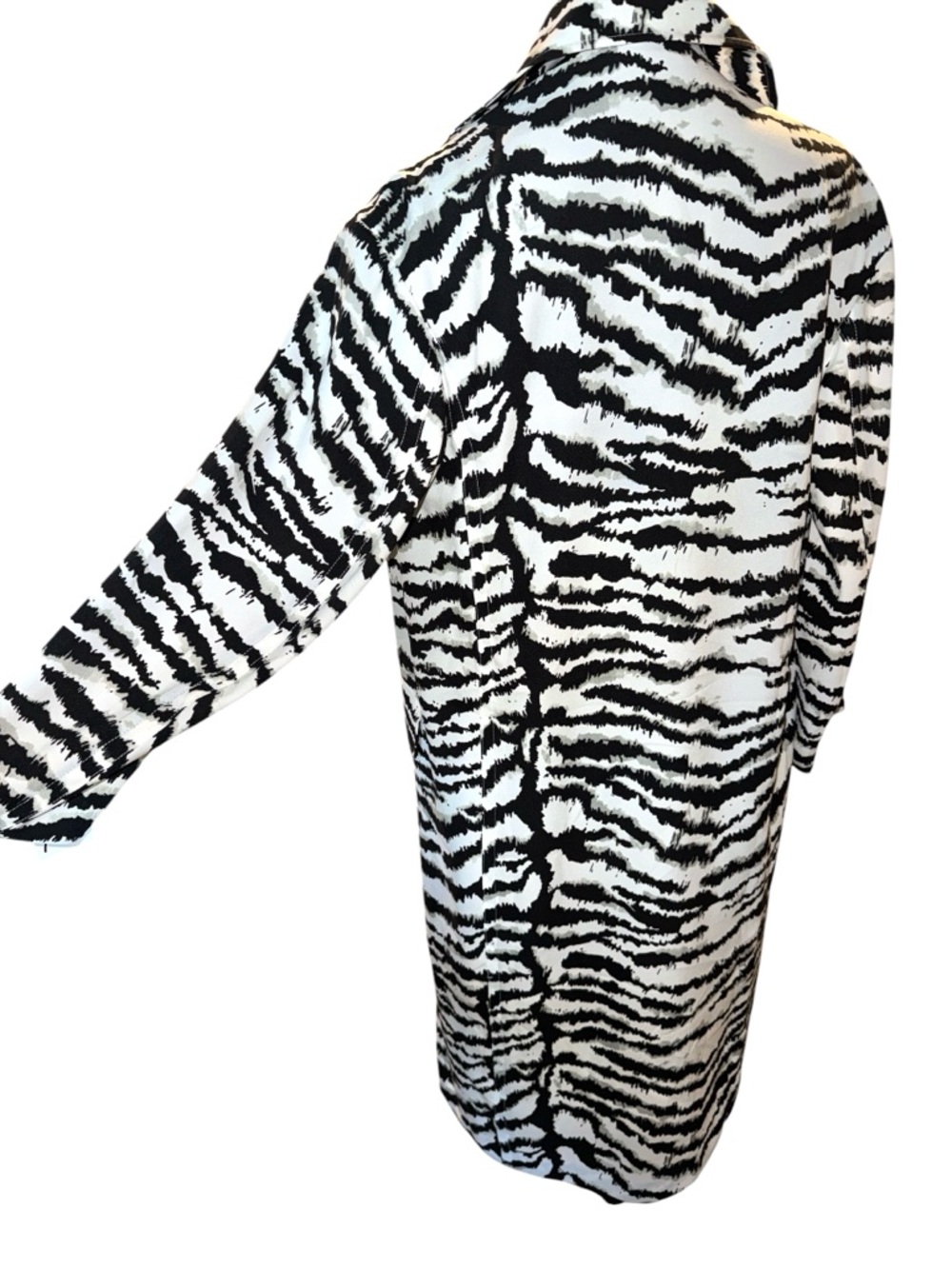 Victor Alfaro Collective Zebra Print Lightweight Jacket, Size Oversized XS - Picture 7 of 8